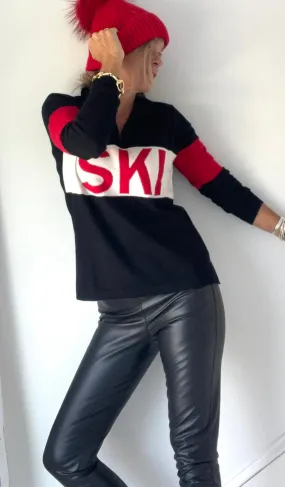 1/2 Zip Cashmere SKI Sweater