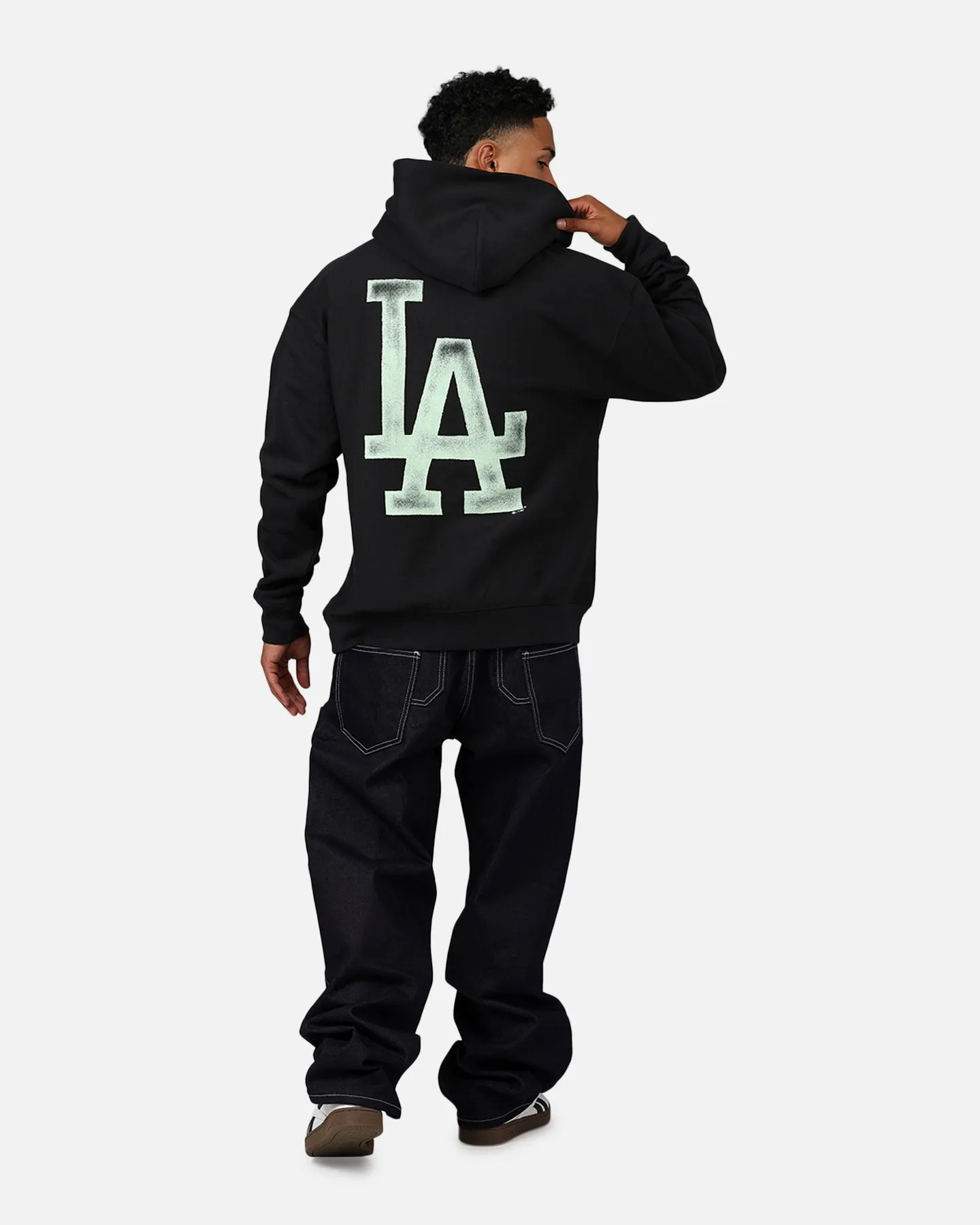 47 Brand Los Angeles Dodgers 'MLB Trophy Case' Premium Hoodie Black