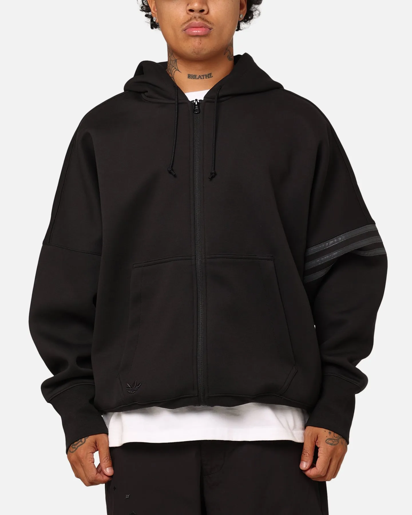 Adidas Street Neuclassics Full-Zip Hoodie Black