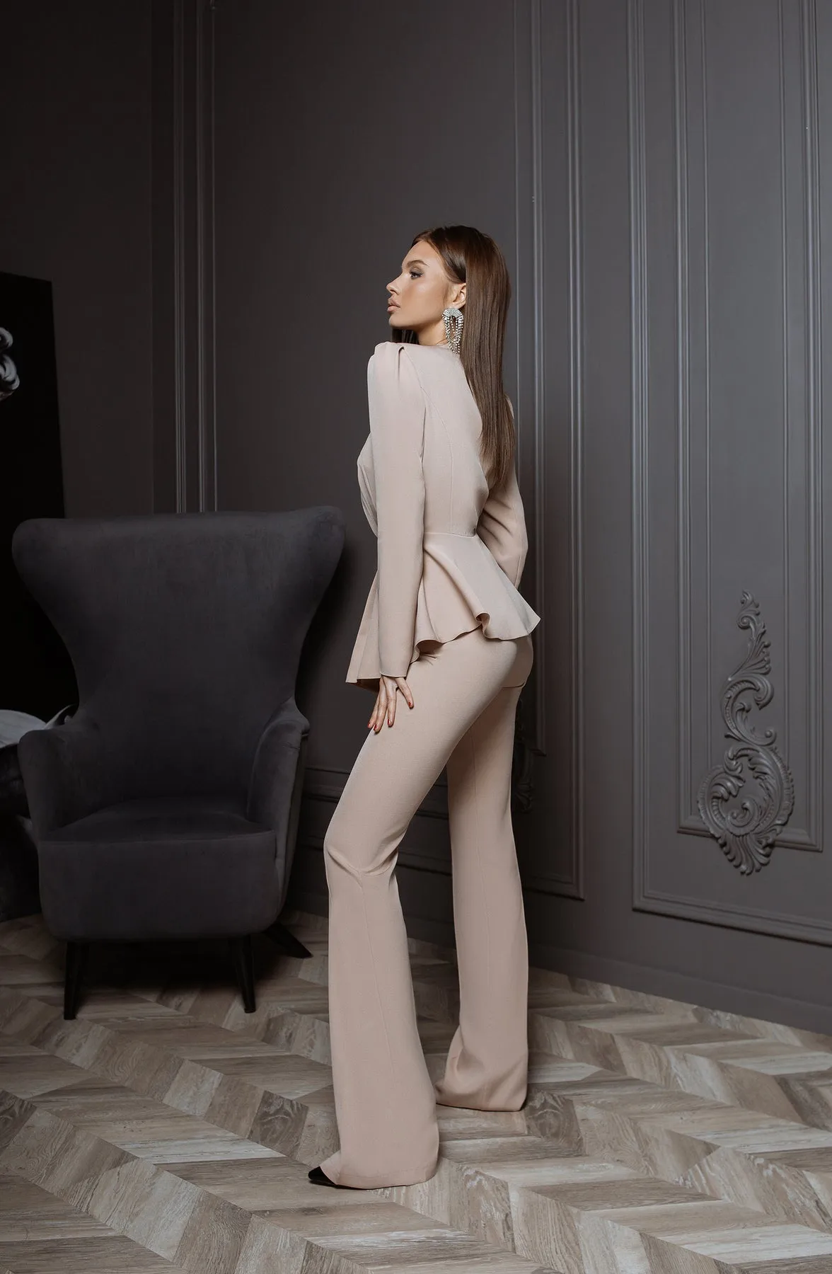 Alexa Beige Promo Suit 2-Piece