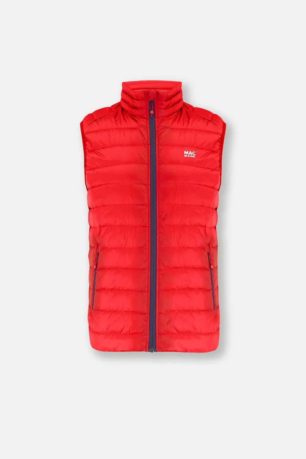 Alpine Mens Down Gilet - Red