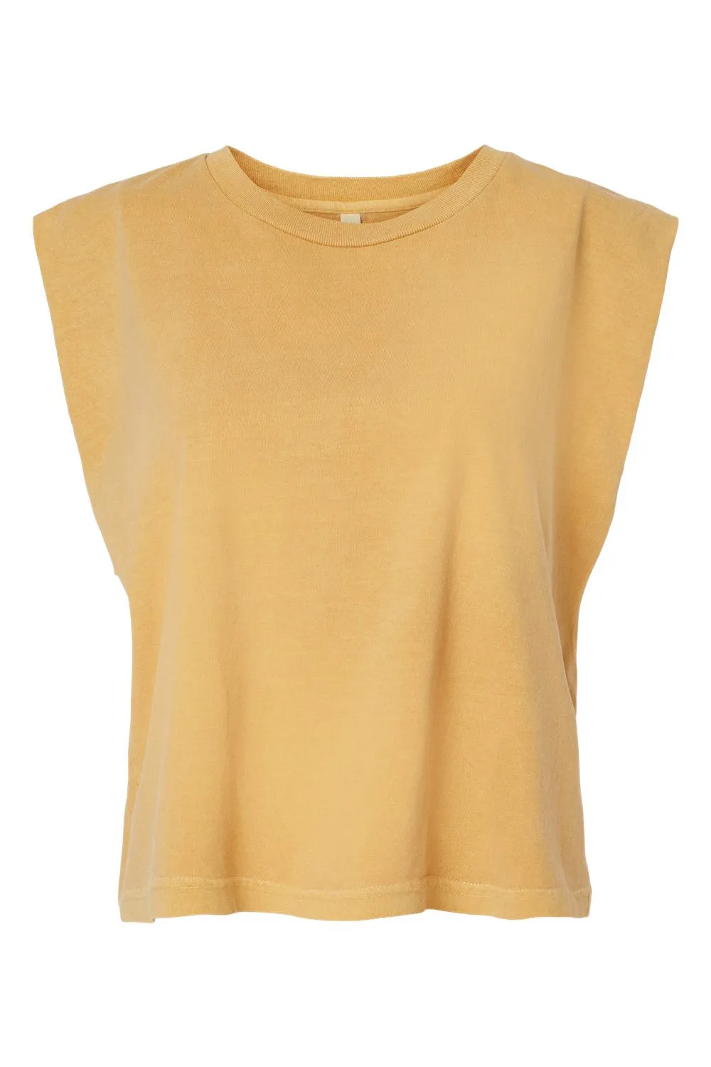 American Apparel Womens Garment Dyed Muscle Tank Top - Faded Mustard