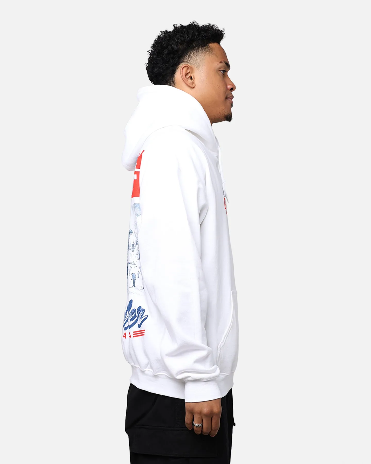 American Thrift Snow Sport Hoodie White