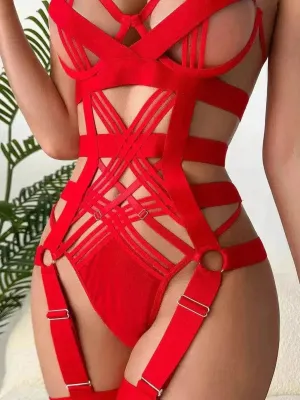 Anahi Bodysuit - Red