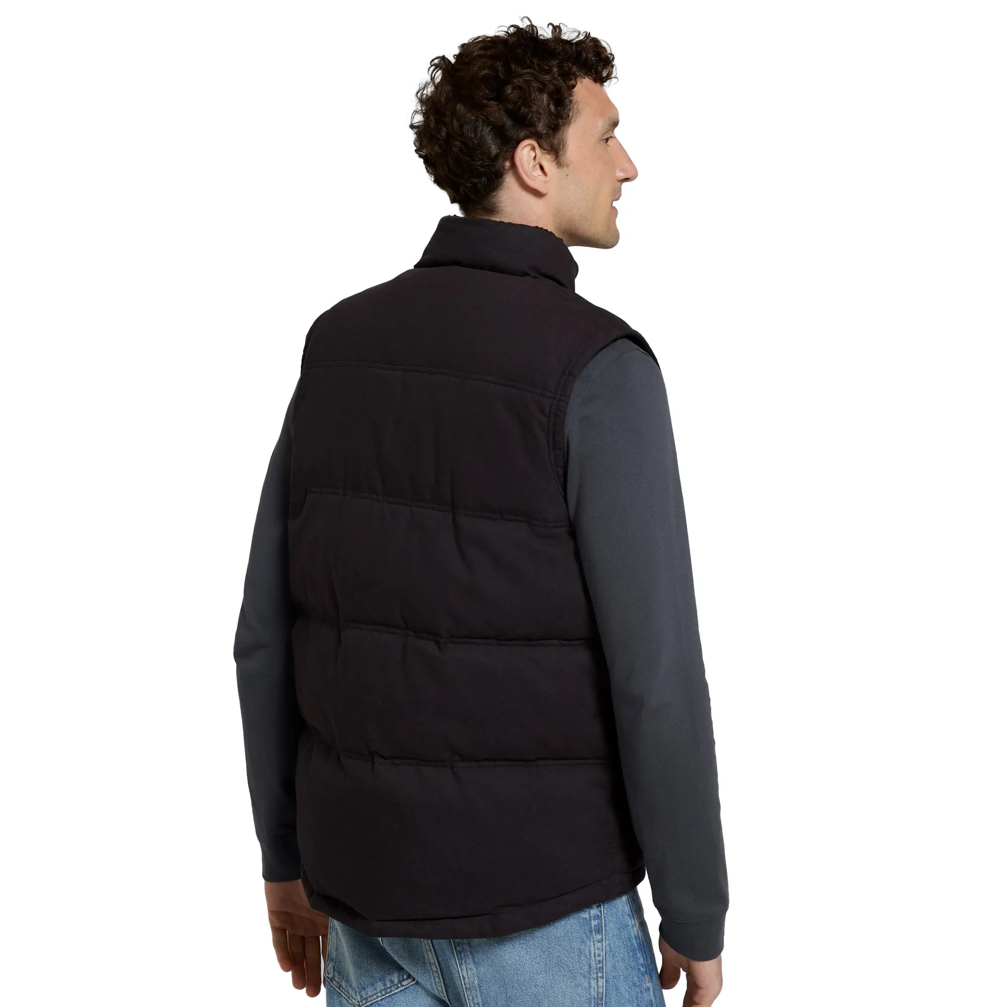 Animal Mens Fistral Quilted Borg Lined Gilet