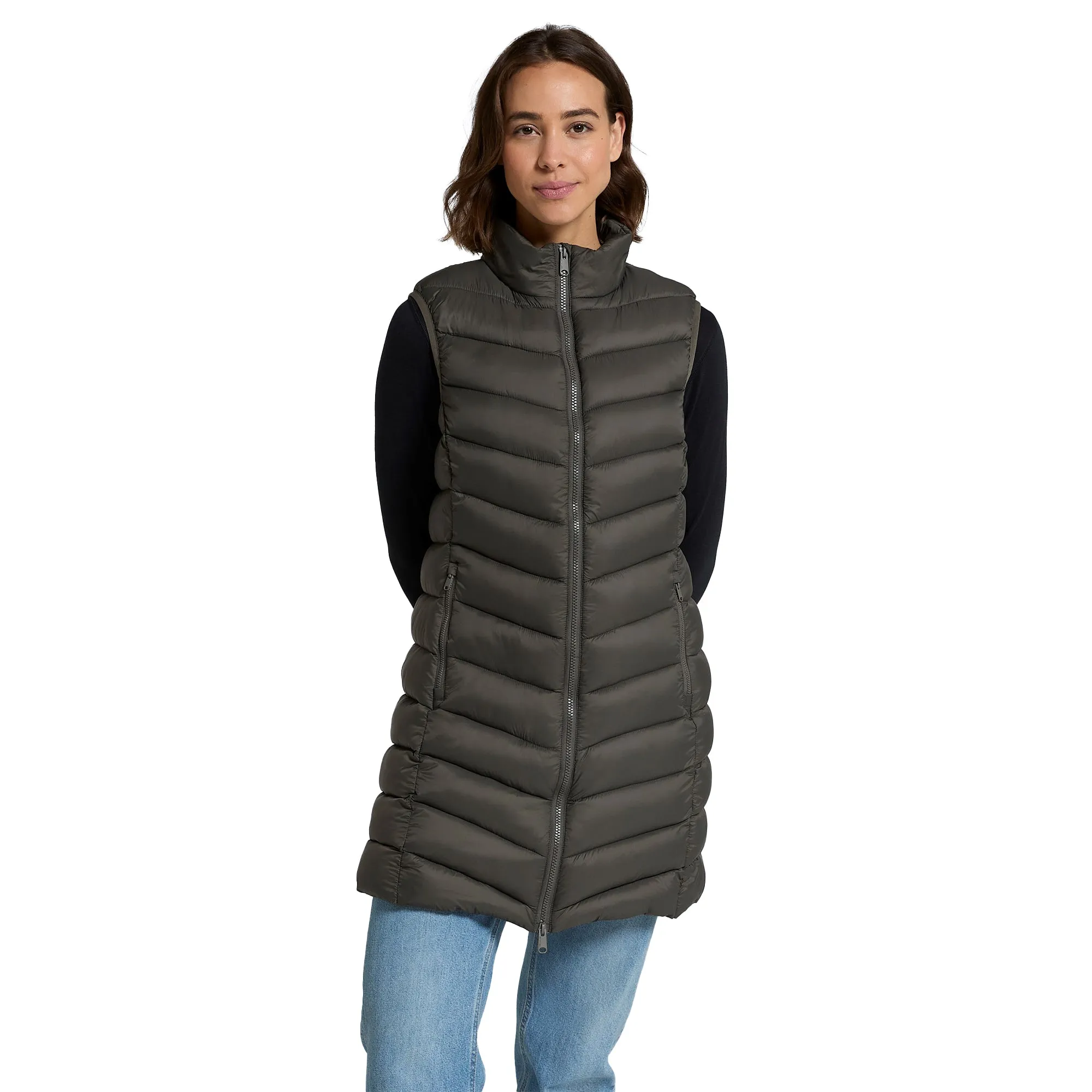 Animal Womens/Ladies Padded Longline Gilet