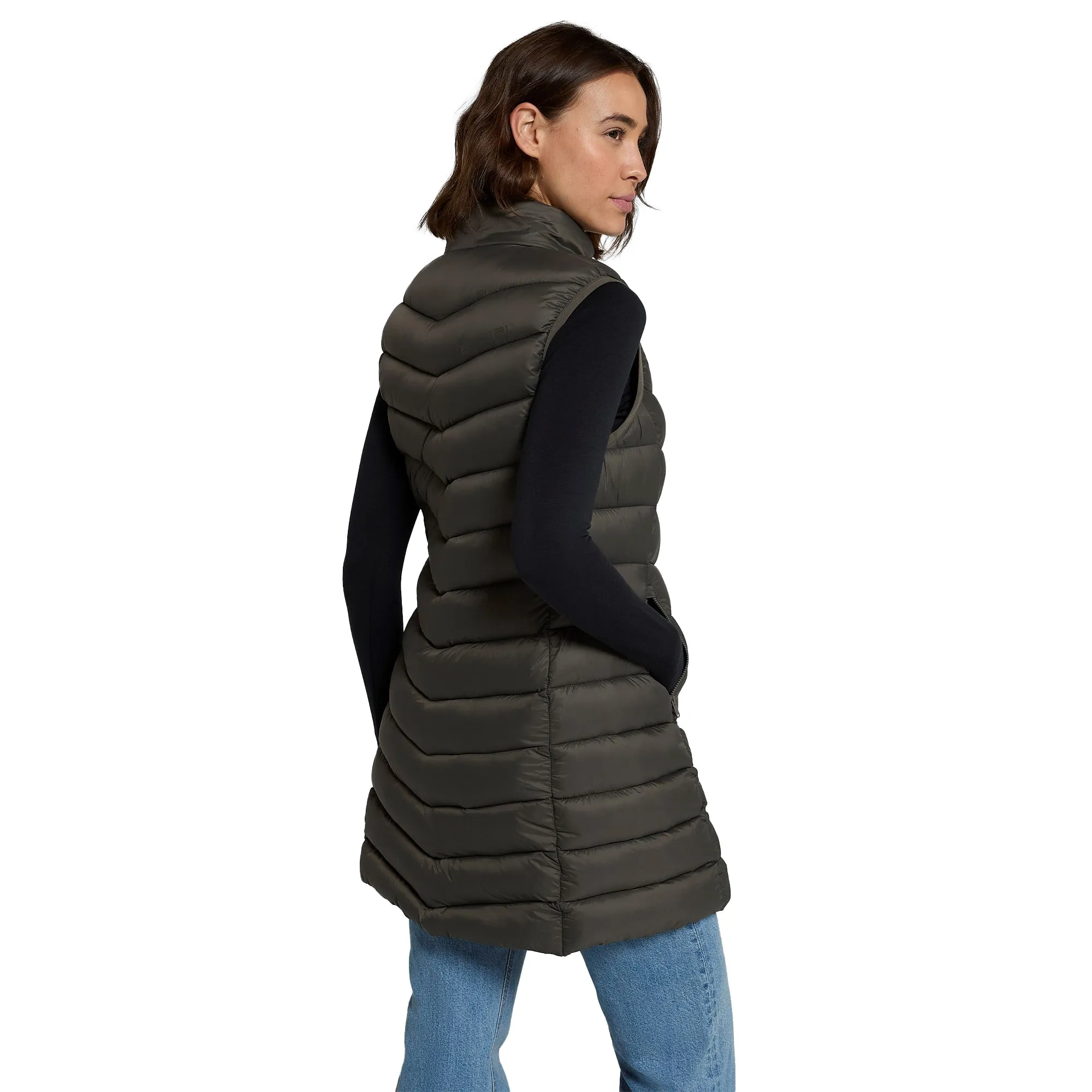 Animal Womens/Ladies Padded Longline Gilet