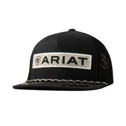 Ariat Men's Flexfit 110 Snapback Desert Patch Black Cap