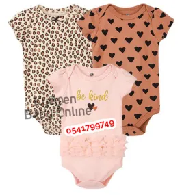 Baby Body Suit (Be Kind) 3pcs