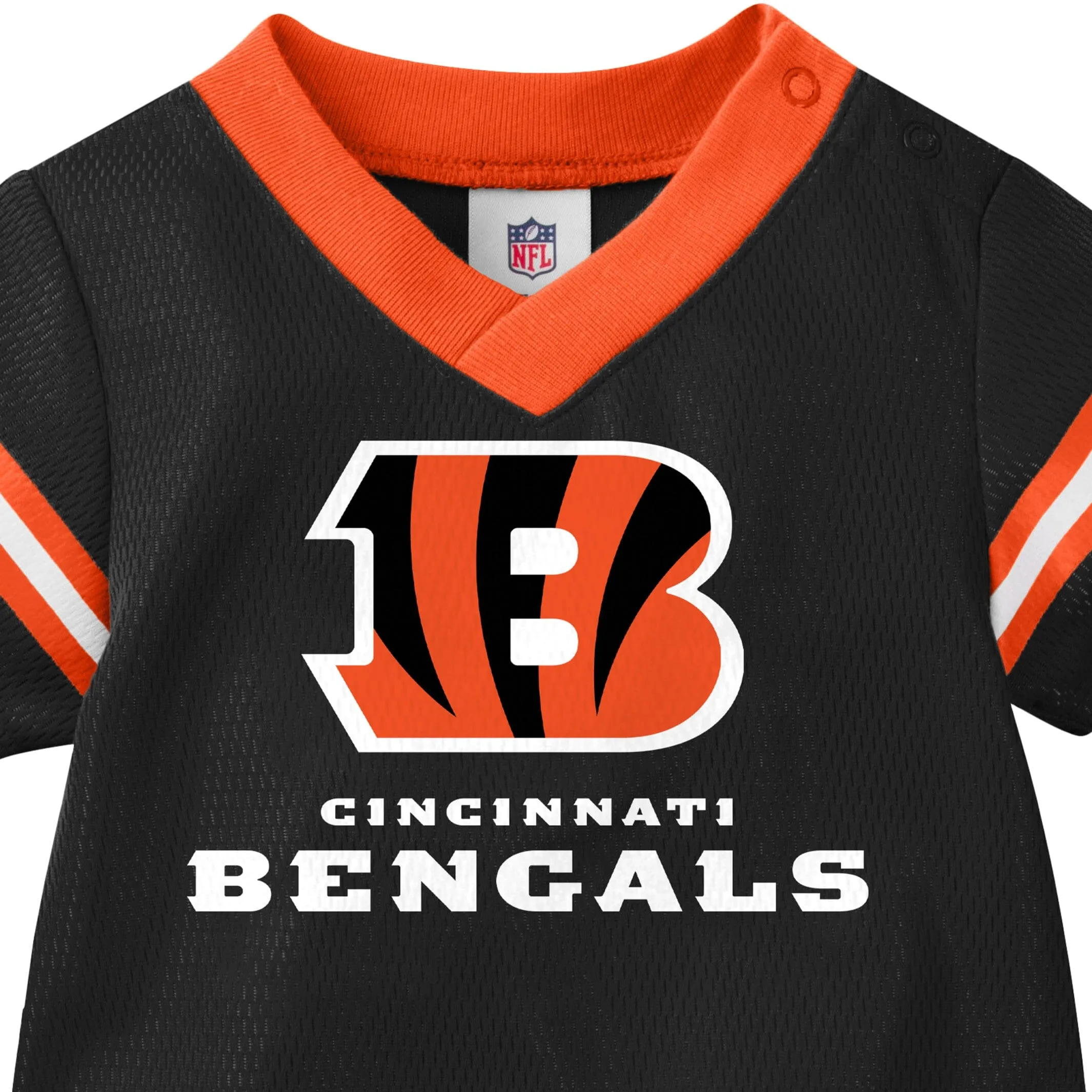 Baby Boys Bengals Short Sleeve Jersey Bodysuit