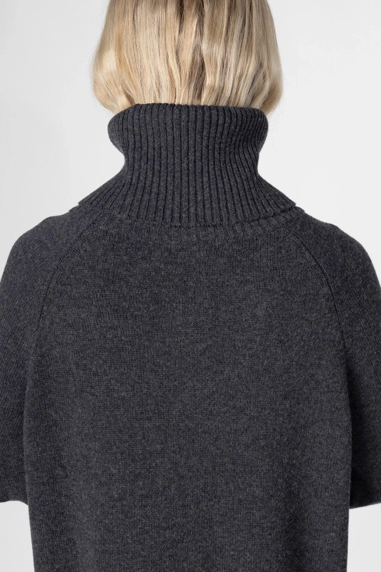 Bamboo Oversized Turtleneck Sweater