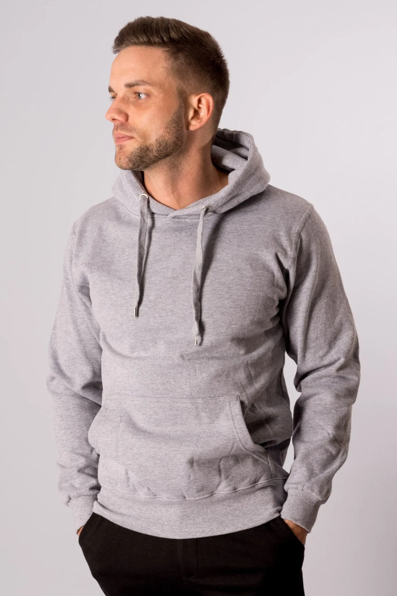 Basic hoodie - Light grey