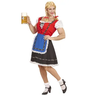 Bavarian Beer Maid Costume Men's