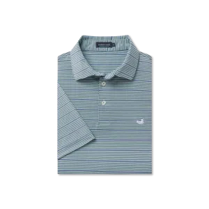 Bermuda Performance Polo - Chenier Stripe