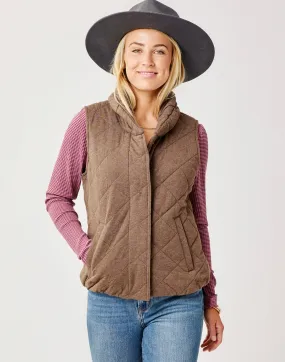 Betty Vest: Dark Brown