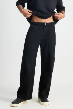 Black Pocket Men's Cargo Pants