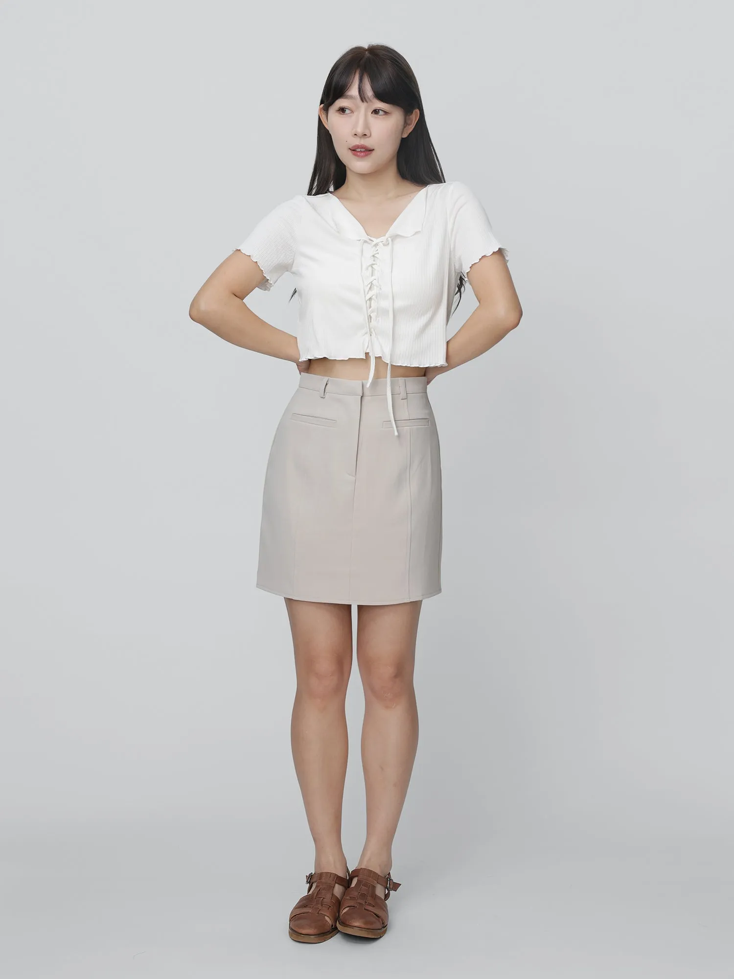 Bliss A-line Clean Skirt