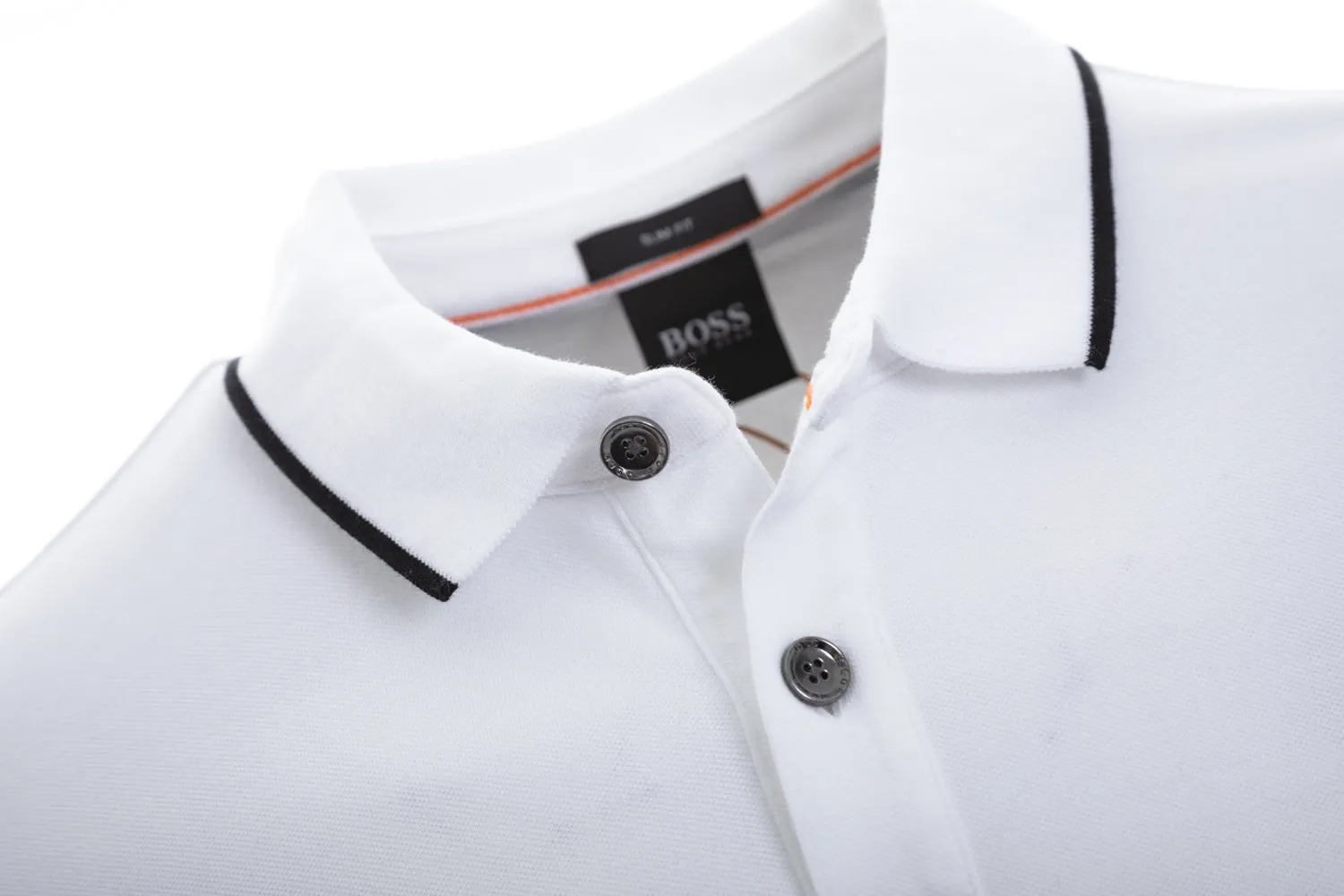 BOSS Passertip 1 Polo Shirt in White