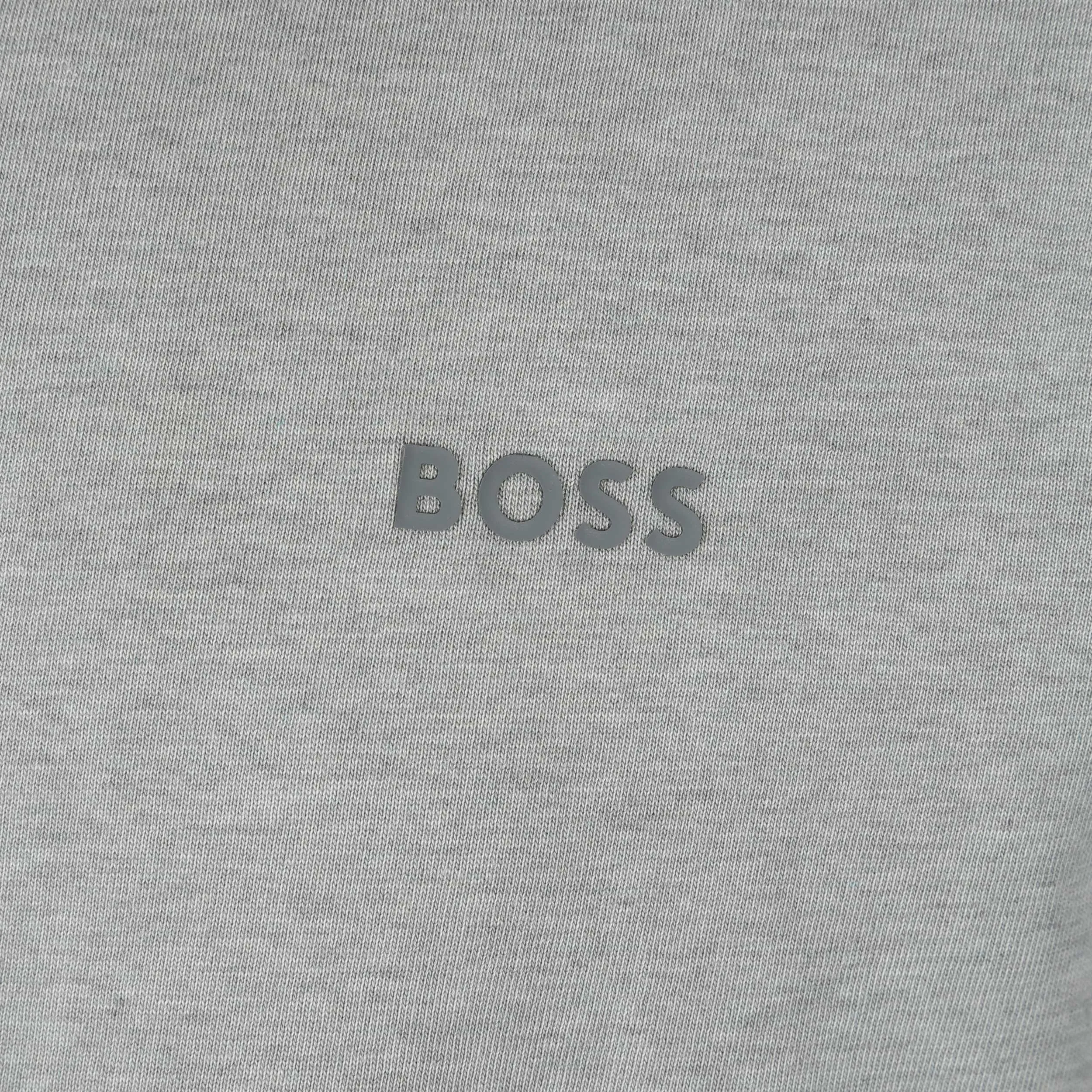 BOSS Pestructured Polo Shirt in Grey