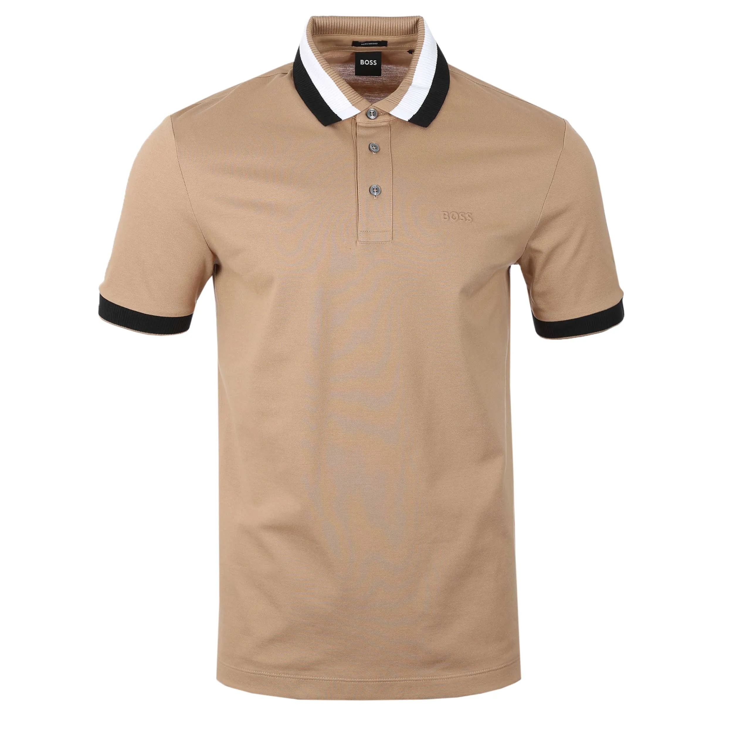 BOSS Prout 37 Polo Shirt in Medium Beige