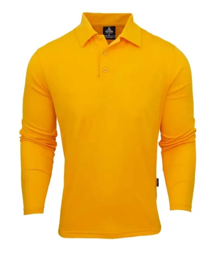 Botany Mens Long Sleeve Polo