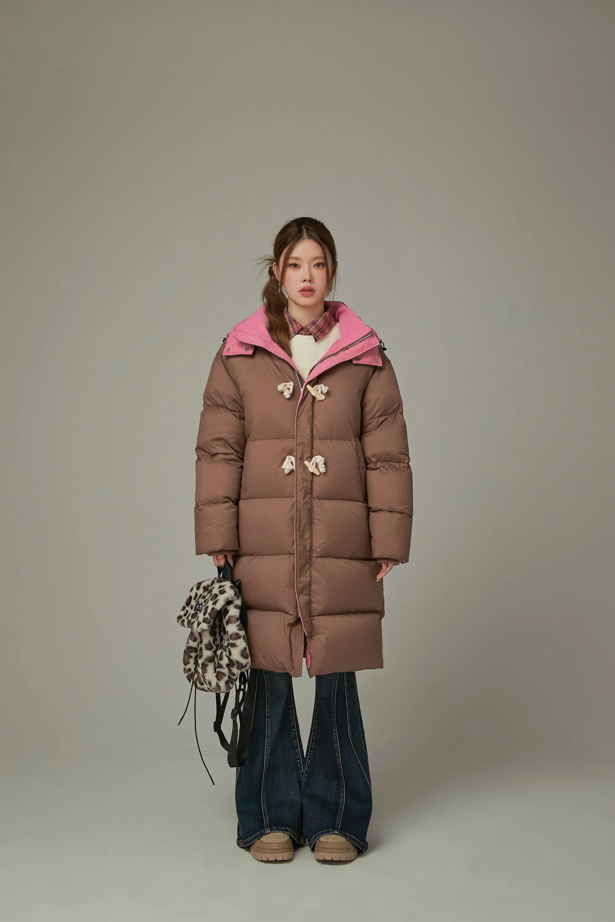 Boxy Padded Long Coat