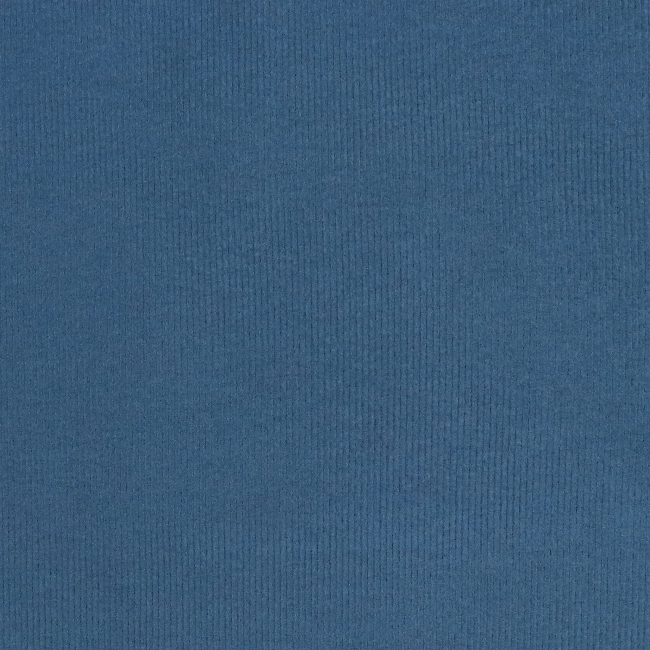 Brushed Viscose Ribbed Jersey Knit - Steel Blue