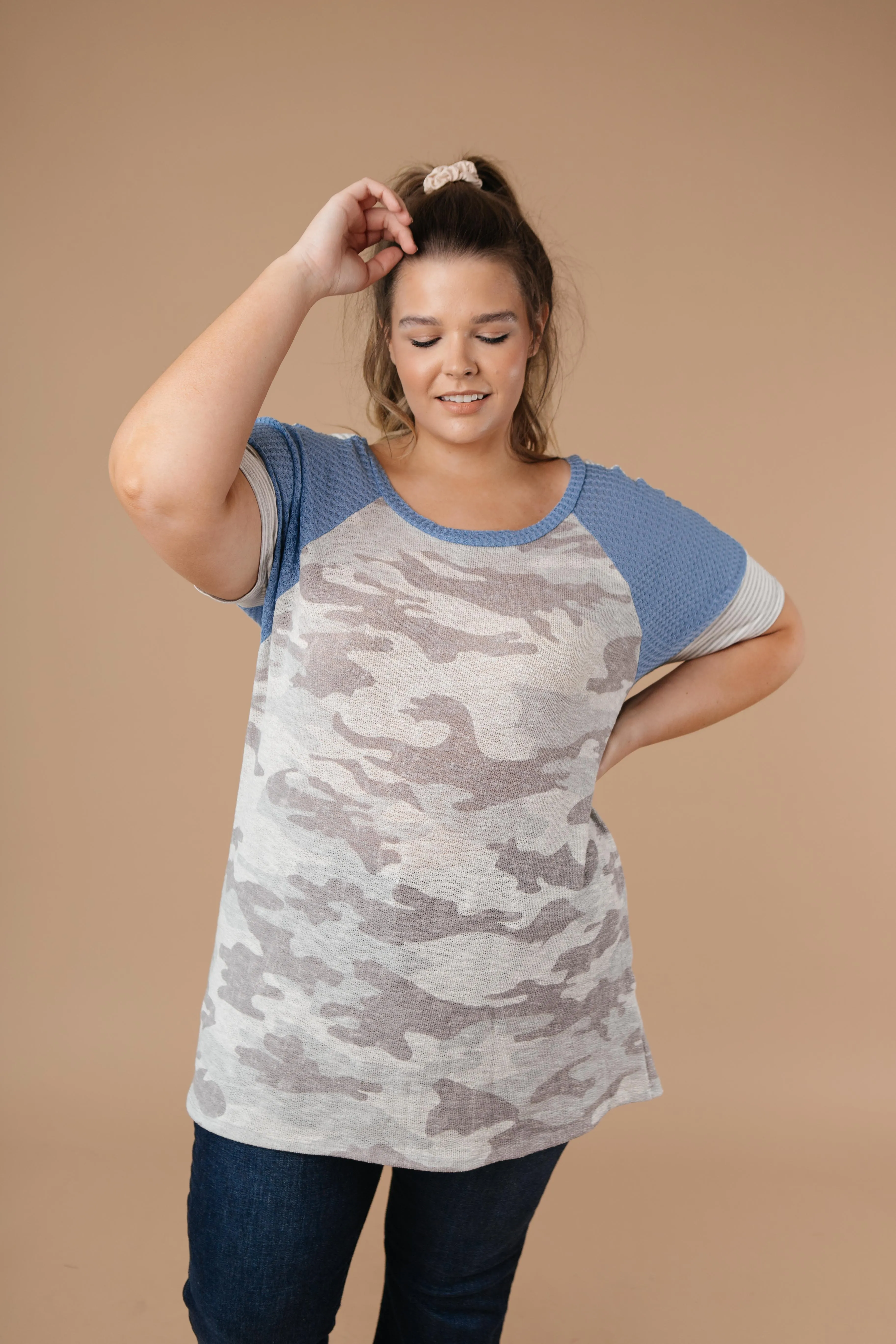 Camouflage Blues Top