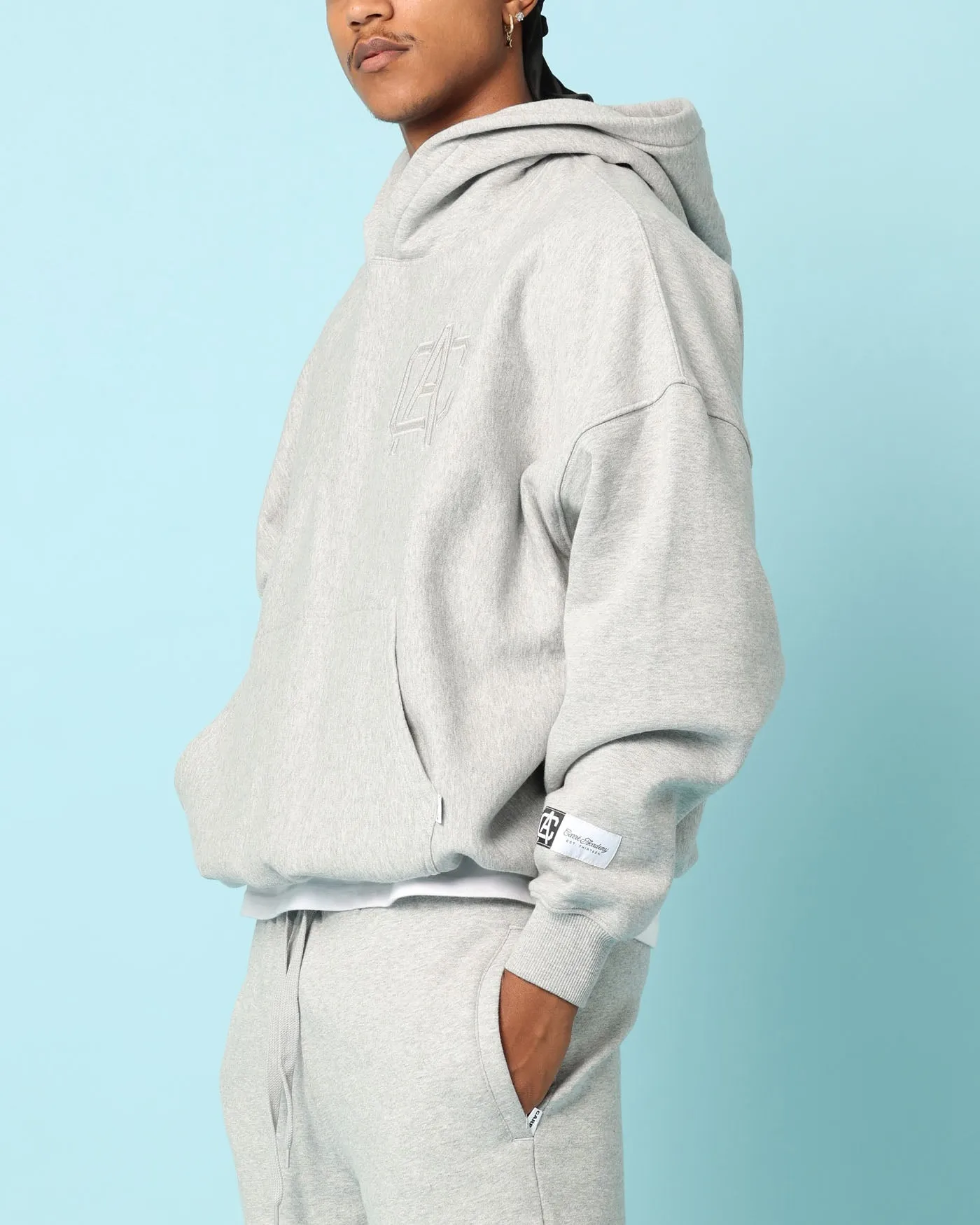 Carré Academy Oversized Hoodie Grey Marle