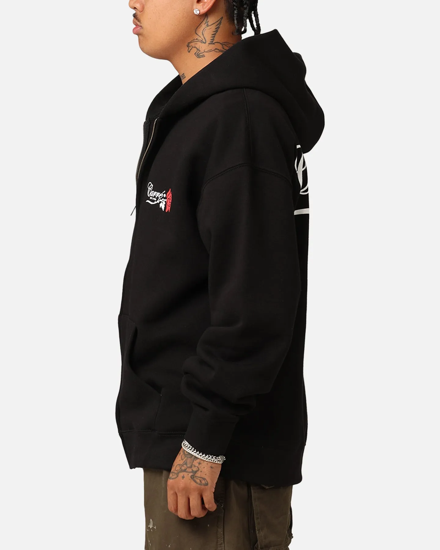 Carré Rara Full Zip Hoodie Black