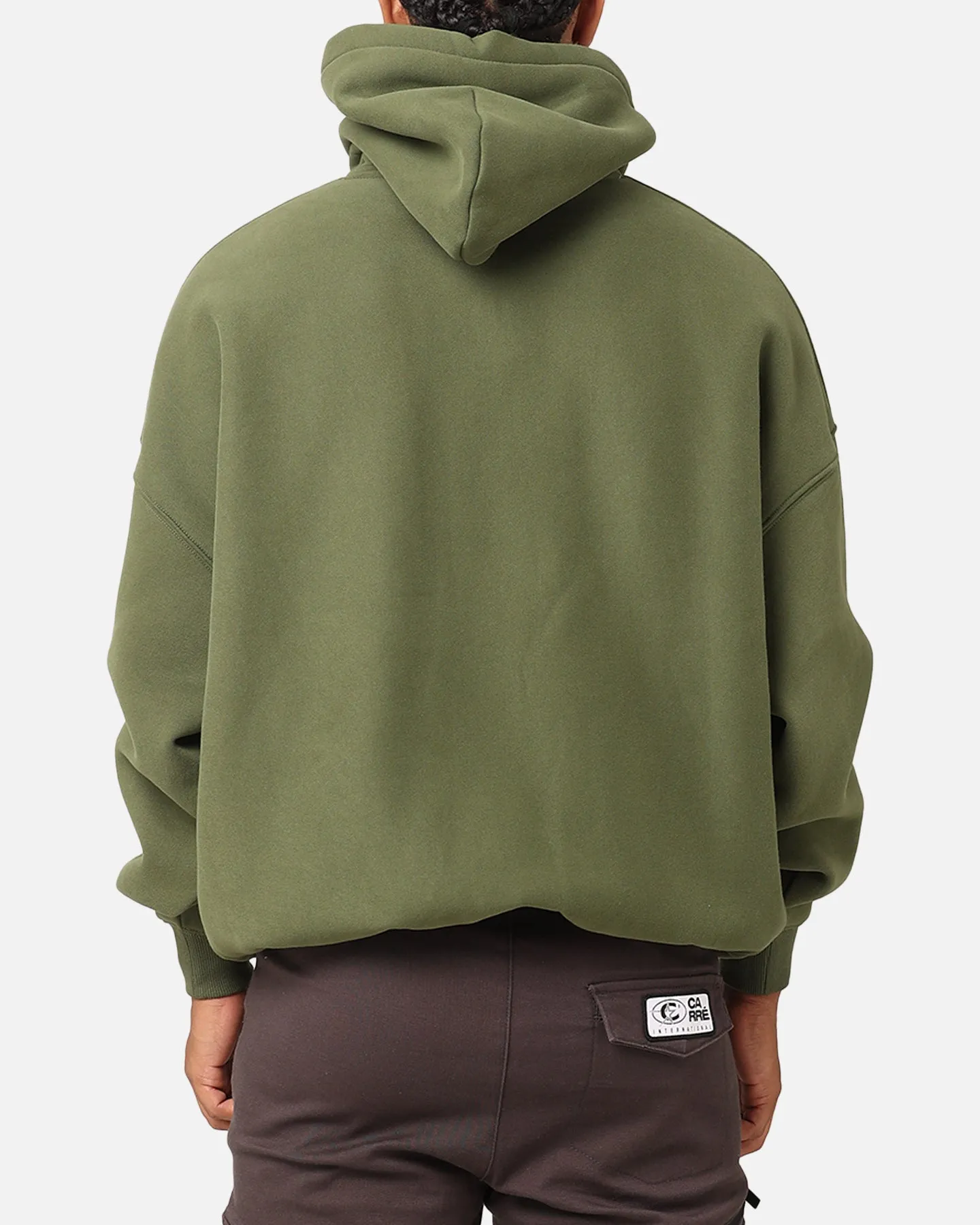 Carre Academy V2 Oversized Hoodie Forest Green