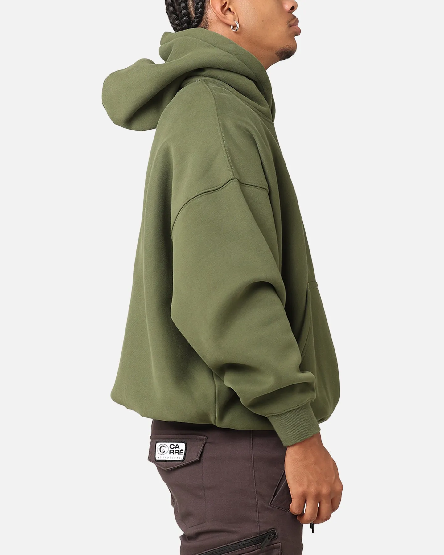 Carre Academy V2 Oversized Hoodie Forest Green