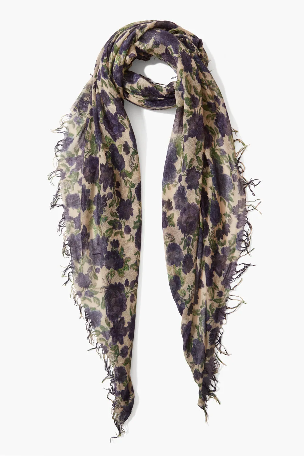 Cashmere and Silk Scarf Concord Garden