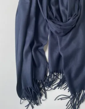 Cashmere Scarf Navy