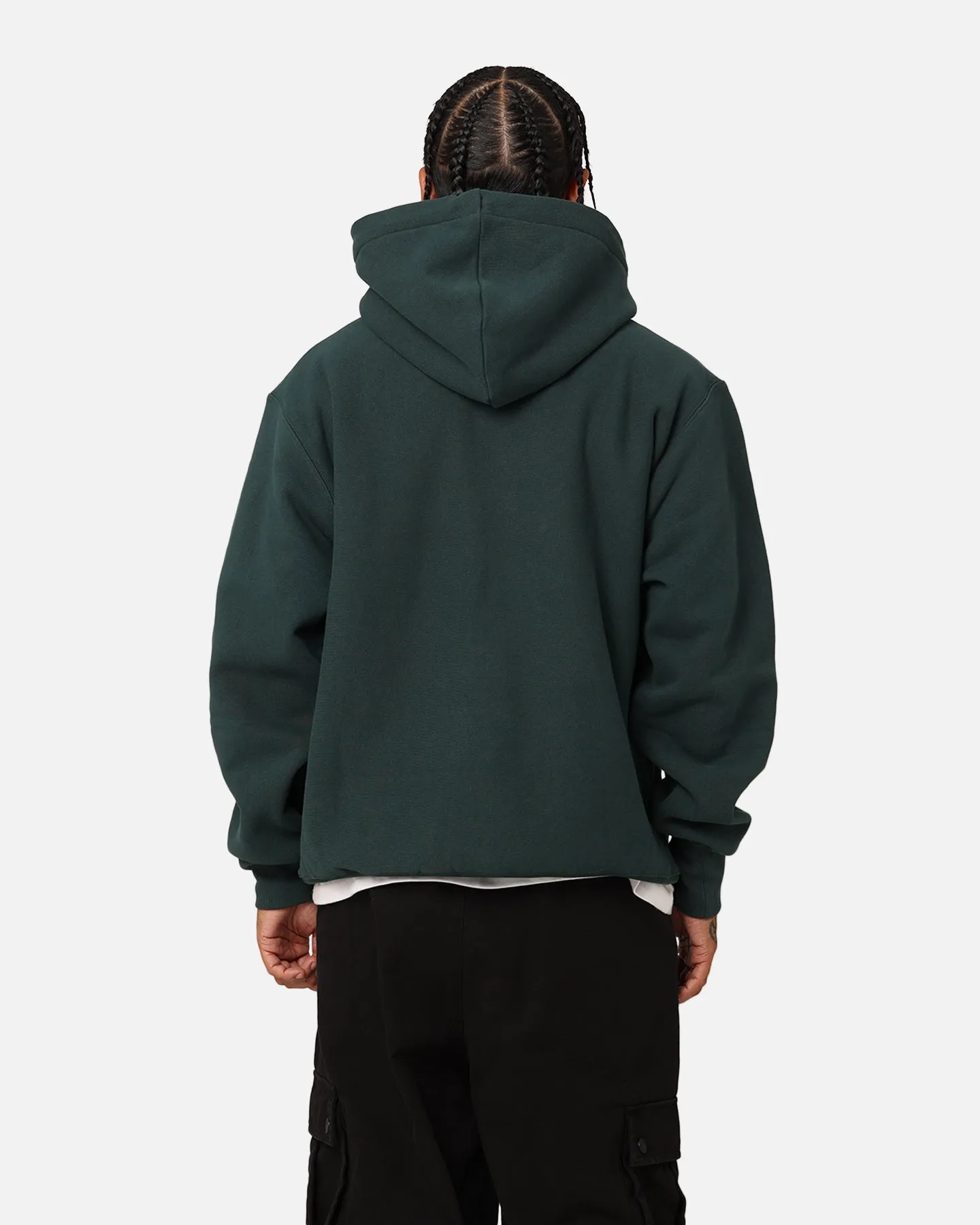 Champion Reverse Weave Big C Hoodie Baby Spinach