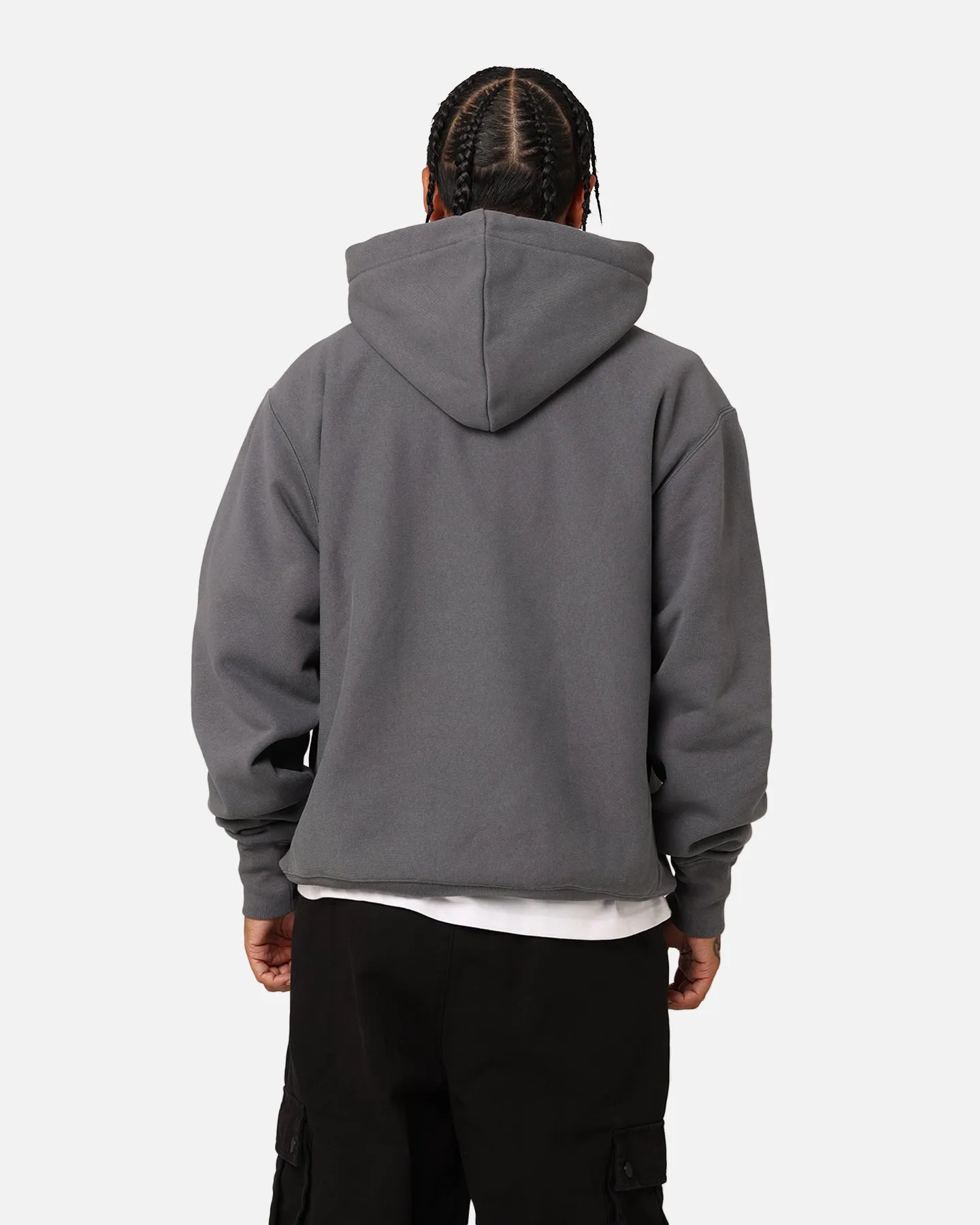 Champion Reverse Weave Big C Hoodie Medium Gray