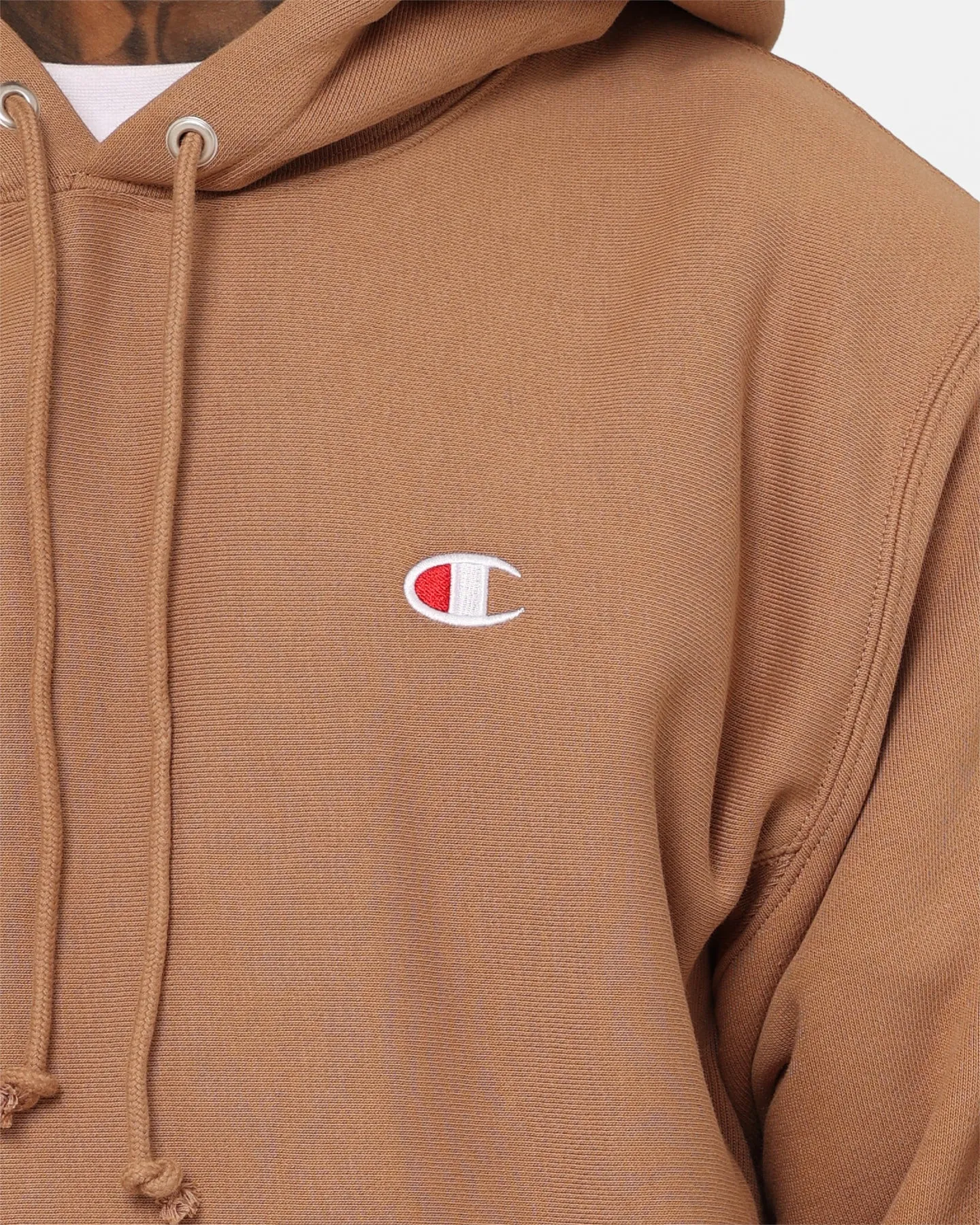 Champion Reverse Weave Small C Hoodie Contour Blush