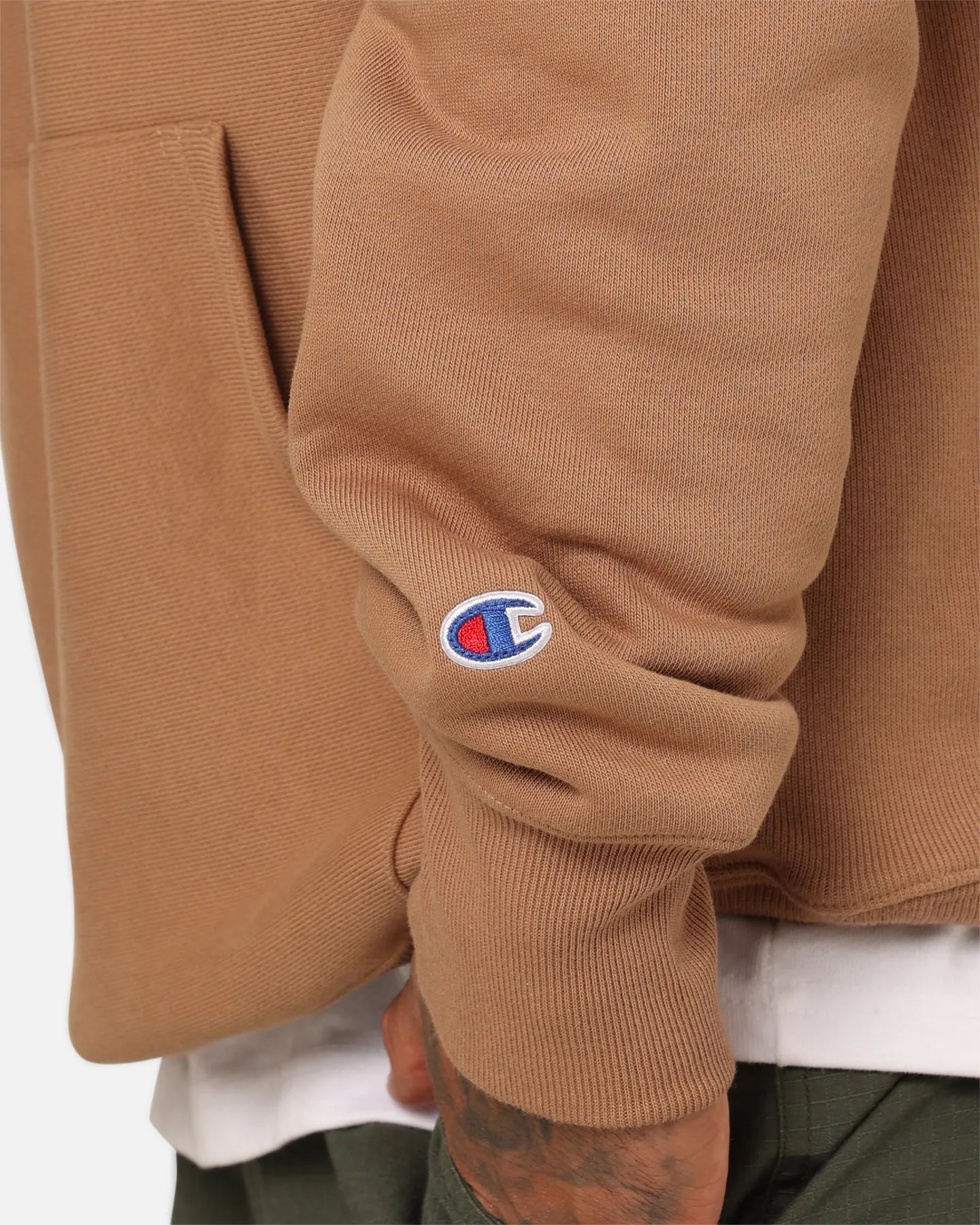 Champion Reverse Weave Small C Hoodie Contour Blush