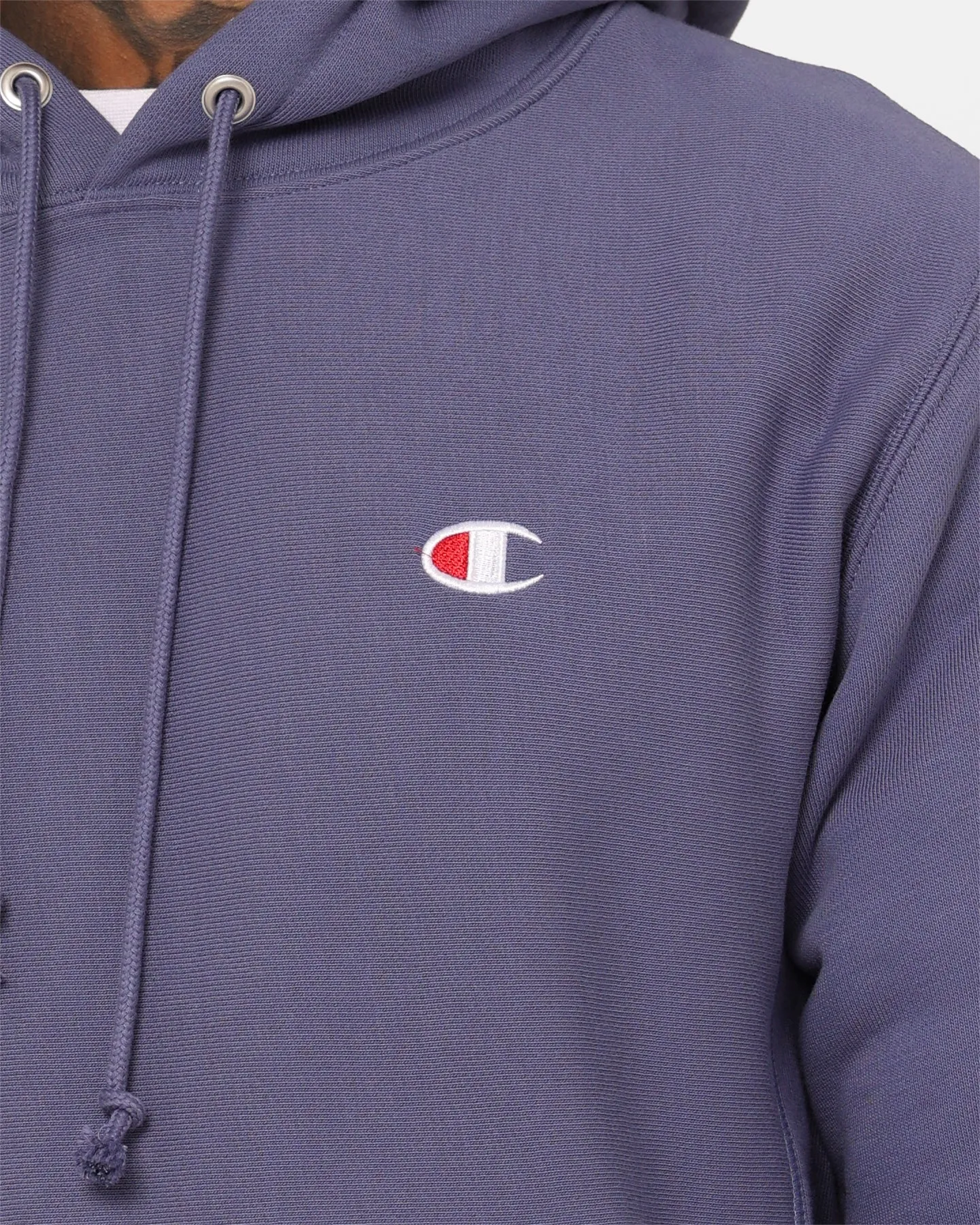 Champion Reverse Weave Small C Hoodie Dazed Blue