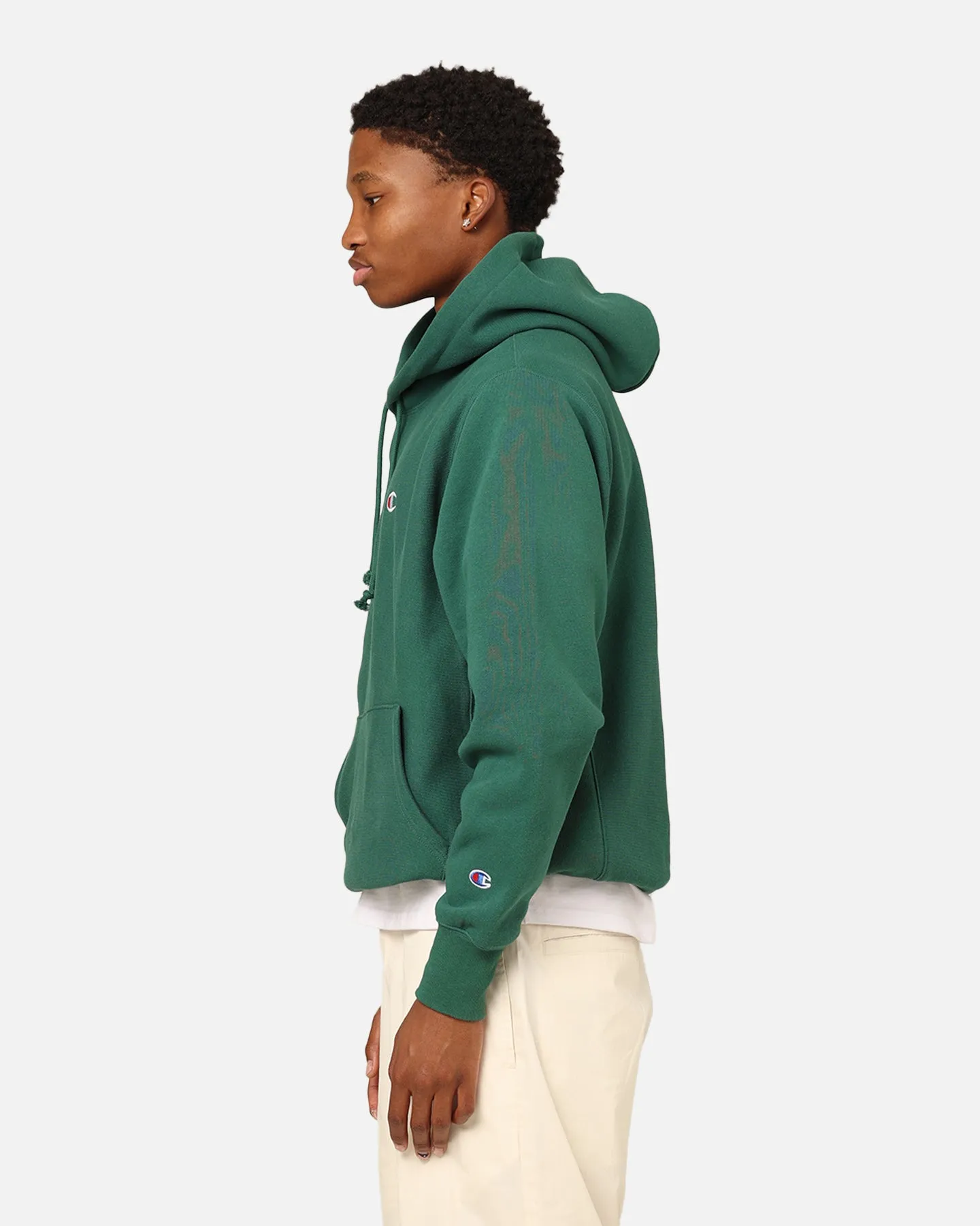 Champion Reverse Weave Small C Hoodie Spruce Willis