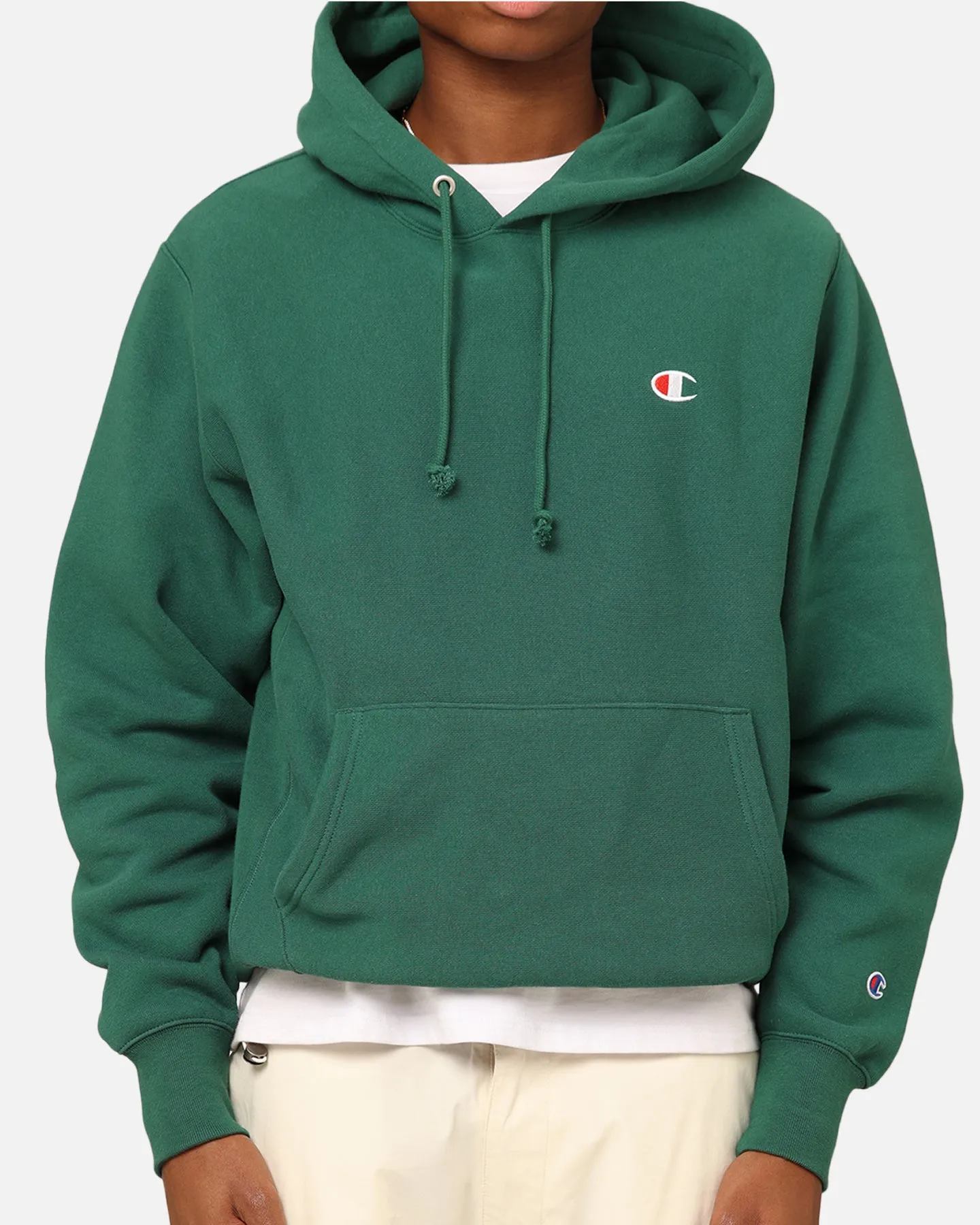 Champion Reverse Weave Small C Hoodie Spruce Willis