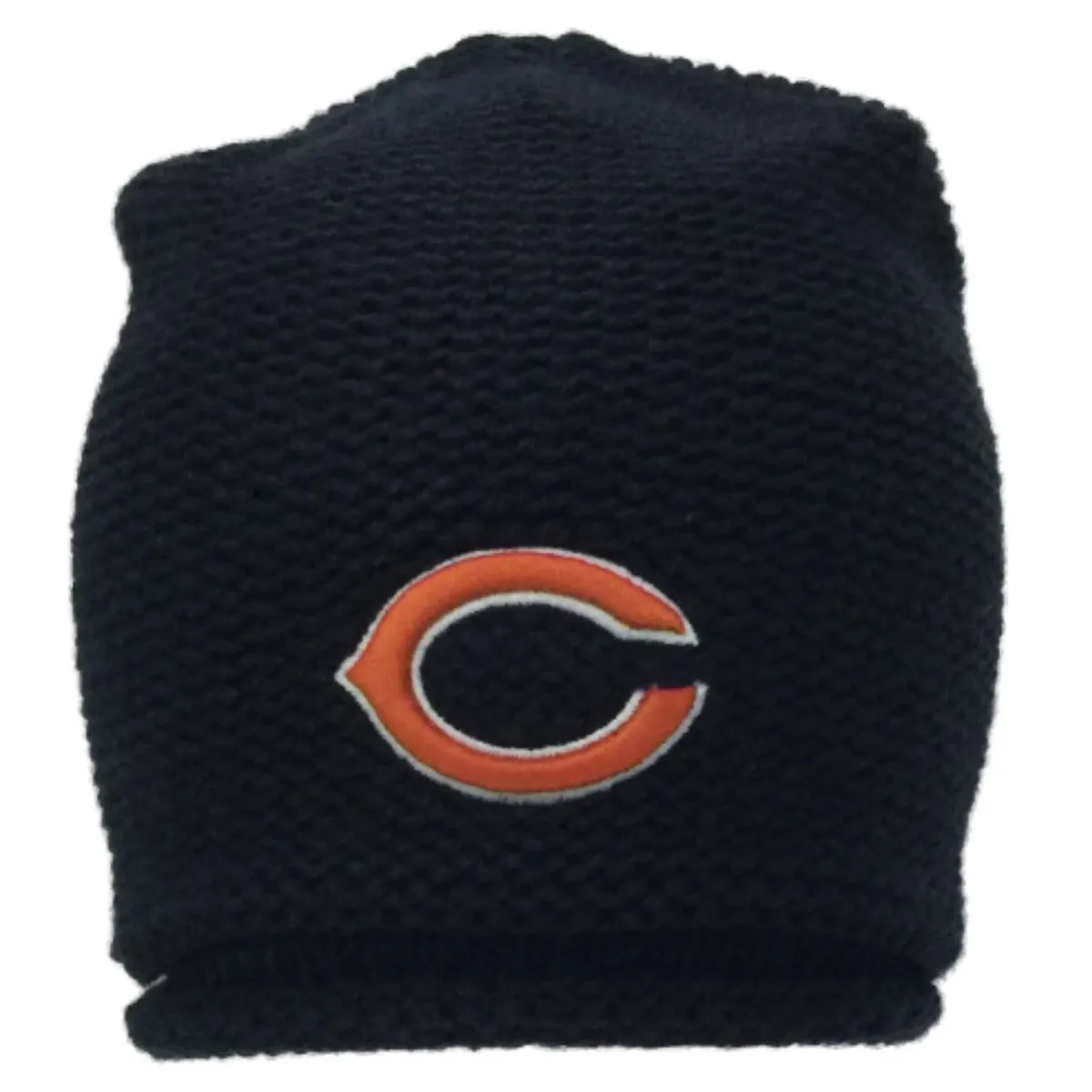 Chicago Bears 47 Brand Women Navy Rolled Bottom Knit Beanie Hat Cap