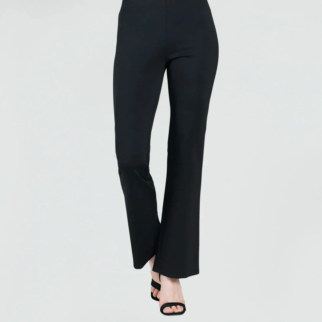 Clara Sunwoo Ponte Knit - Boot Cut Pant - Black