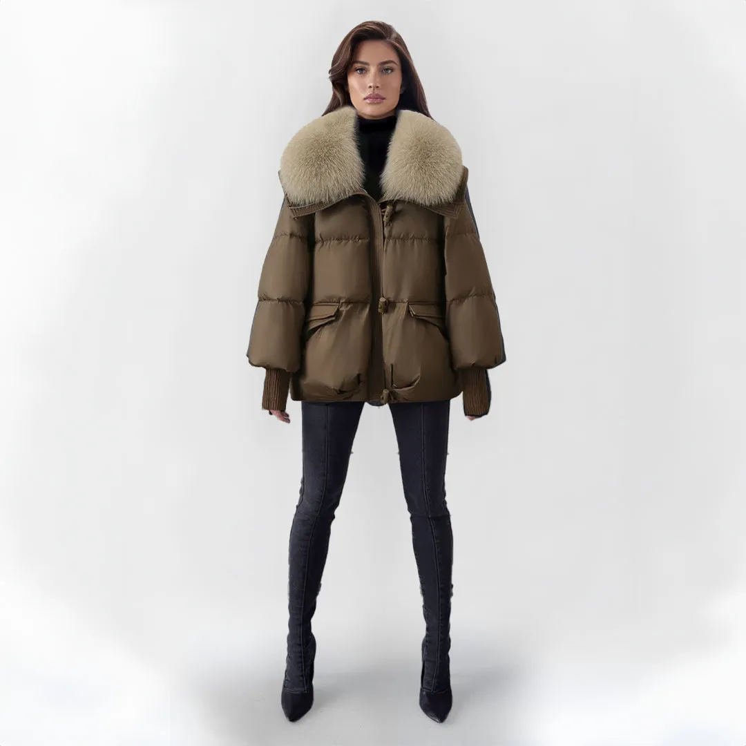 Clara's Chic Faux Fur Jacket