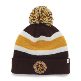 Cleveland Cavaliers 47 Brand Tri-Tone Breakaway Retro 1970 Poof Beanie Hat Cap