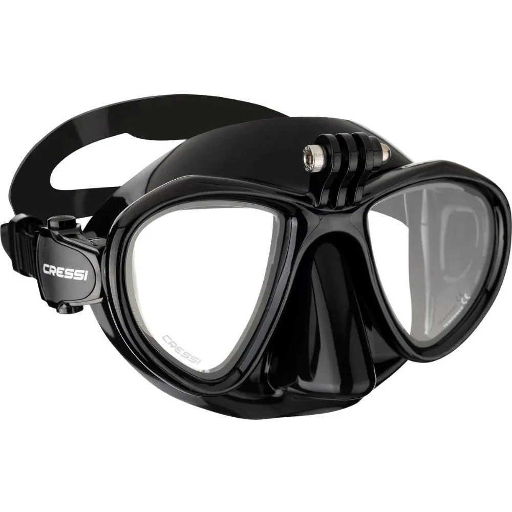 Cressi Metis Action Dive Mask with GoPro or Action Camera Mount