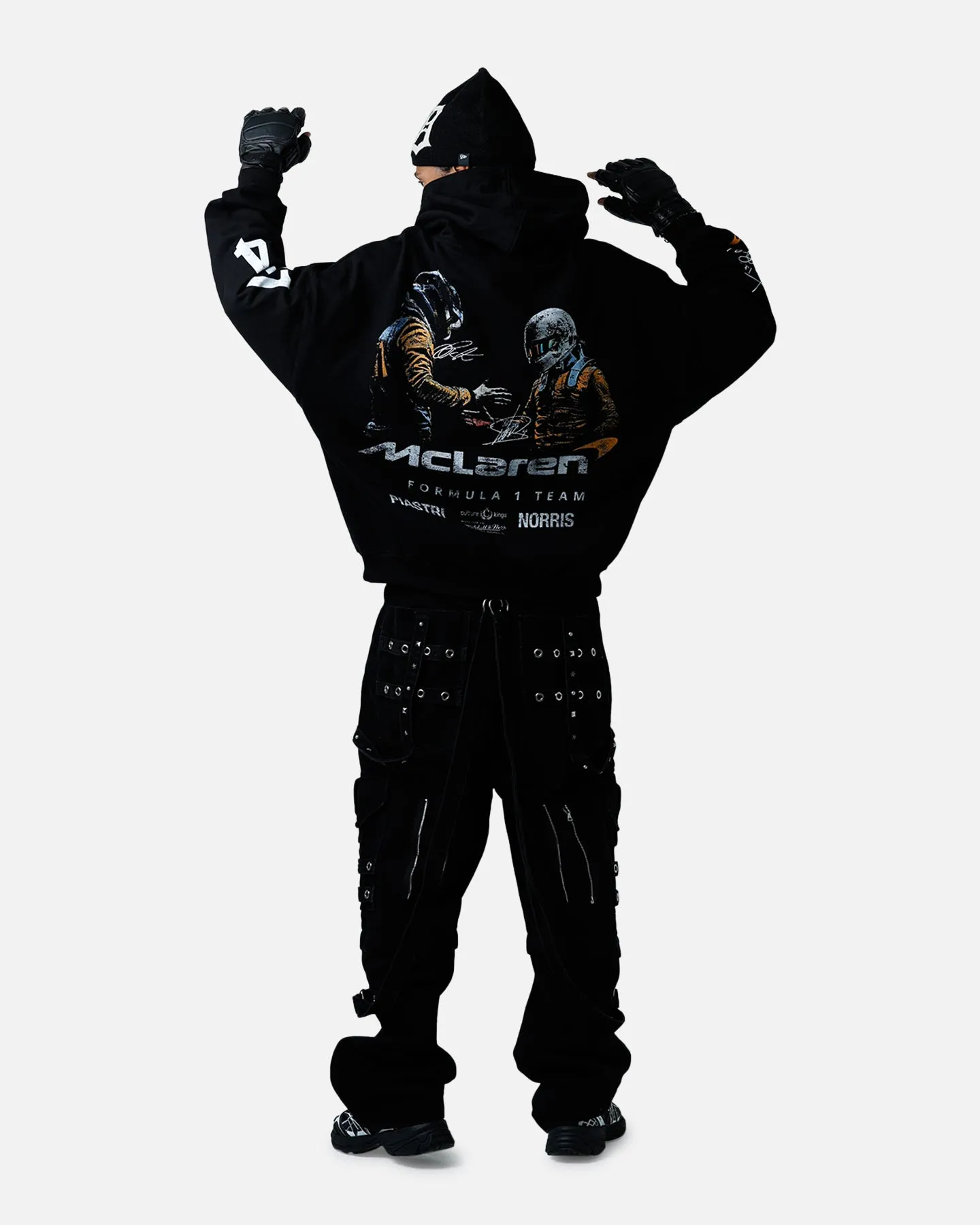 Culture Kings X Mclaren 'Las Vegas Grand Prix 2024' Piastri And Norris Hoodie Black