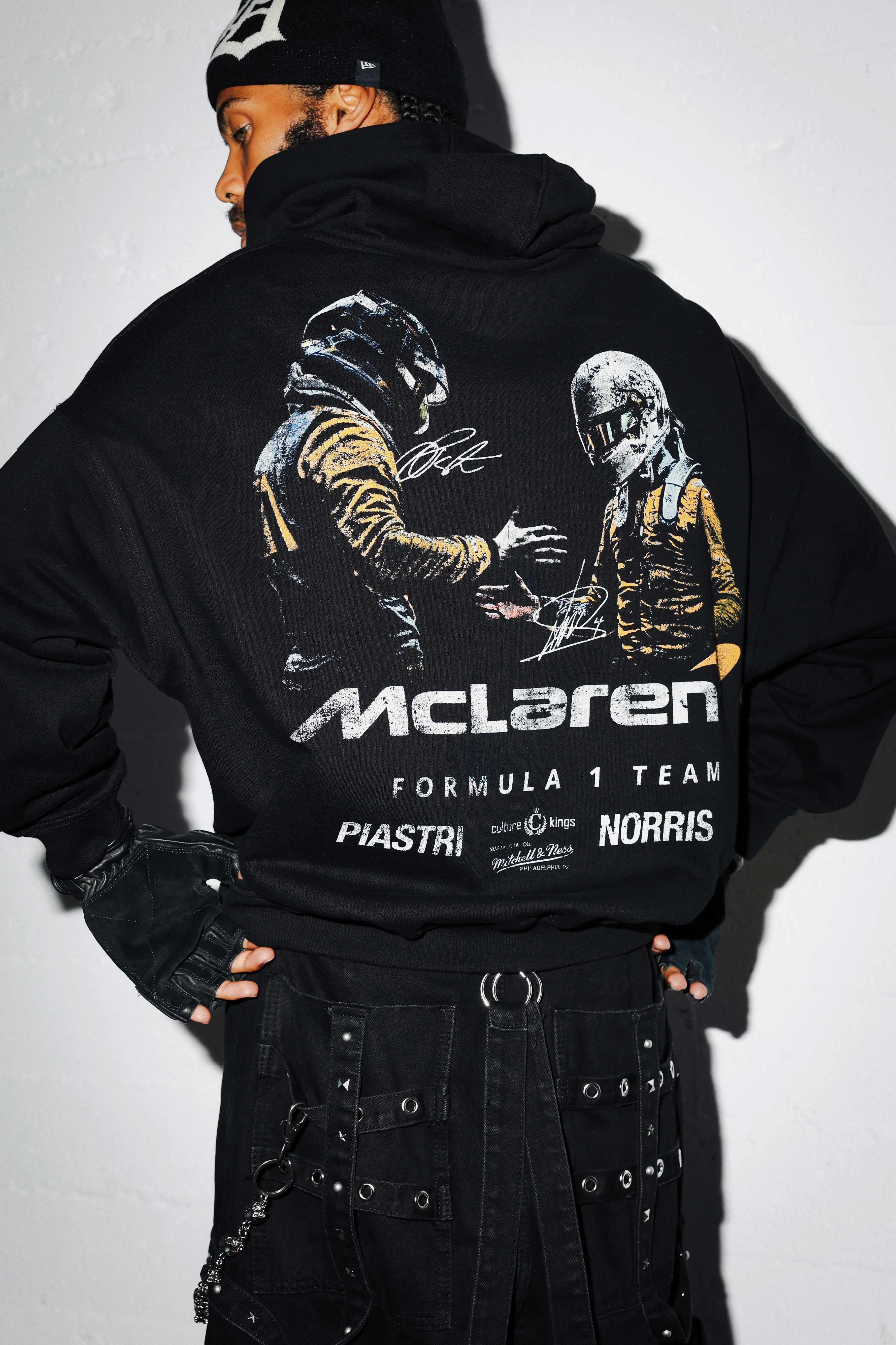 Culture Kings X Mclaren 'Las Vegas Grand Prix 2024' Piastri And Norris Hoodie Black