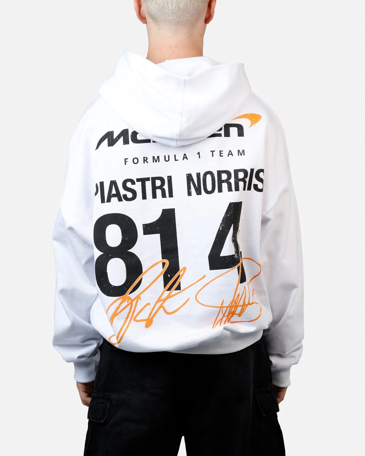 Culture Kings X Mclaren 'Las Vegas Grand Prix 2024' Piastri And Norris Hoodie White