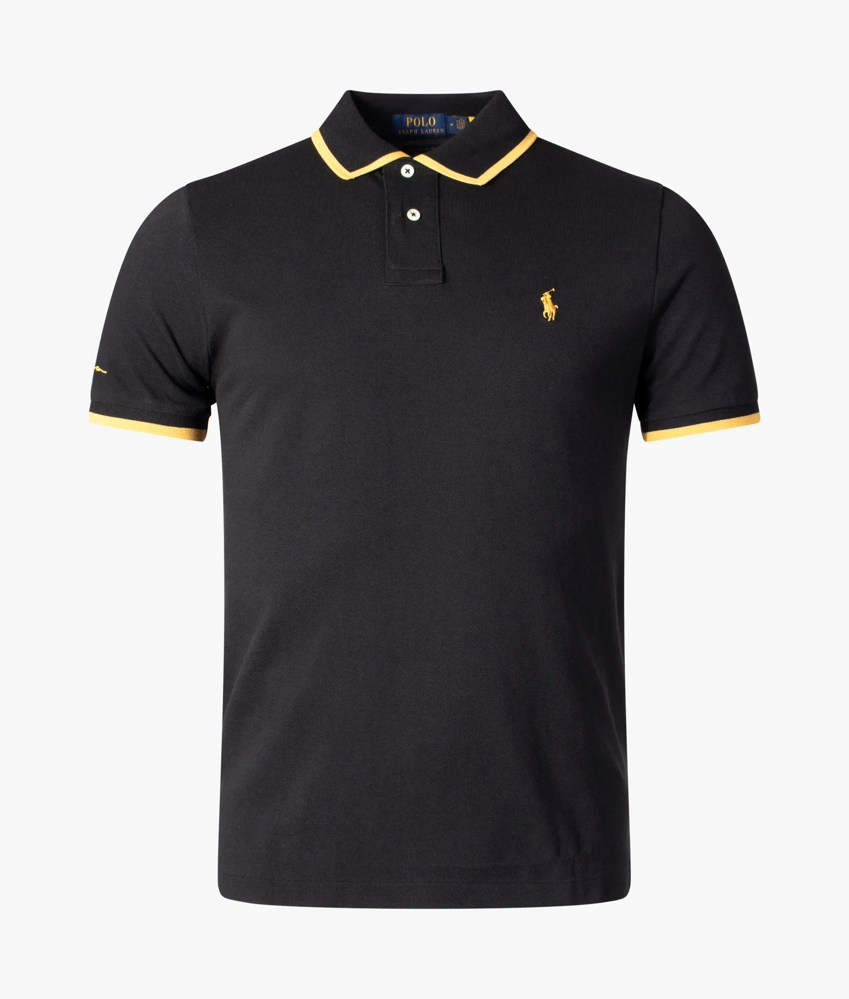 Custom Slim Fit Contrast Collar Polo Shirt